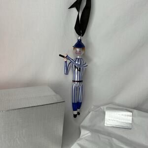 Bergdorf Goodman NY Yankees Christmas Ornament Baseball Player NYC